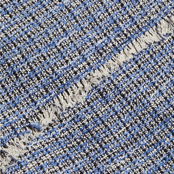 Proenza Schouler White Label Multi Blue Tweed Miniskirt Size 4 - Picture 7 of 8